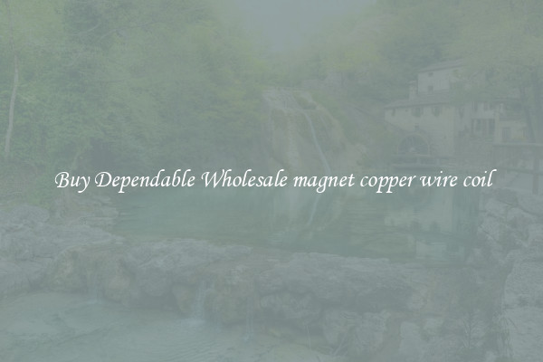 Buy Dependable Wholesale magnet copper wire coil