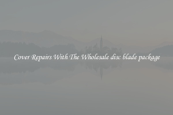  Cover Repairs With The Wholesale disc blade package 