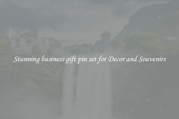 Stunning business gift pin set for Decor and Souvenirs