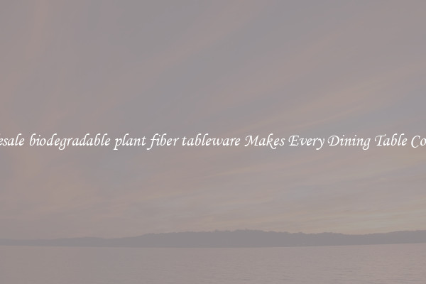 Wholesale biodegradable plant fiber tableware Makes Every Dining Table Complete