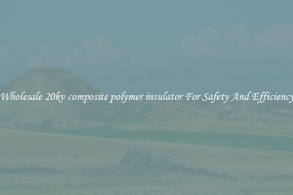 Wholesale 20kv composite polymer insulator For Safety And Efficiency