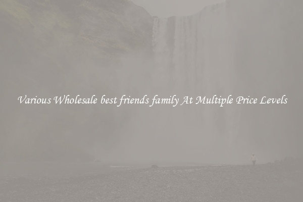 Various Wholesale best friends family At Multiple Price Levels