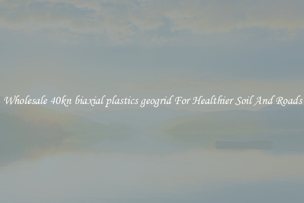 Wholesale 40kn biaxial plastics geogrid For Healthier Soil And Roads