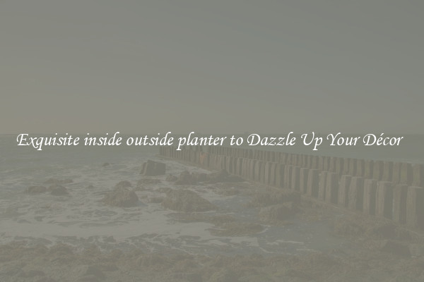 Exquisite inside outside planter to Dazzle Up Your Décor  