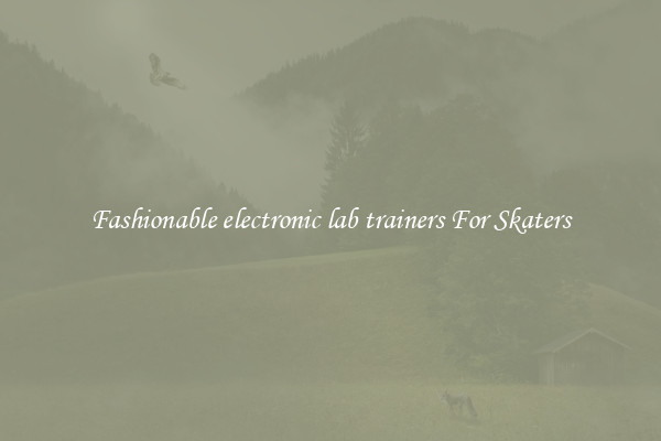 Fashionable electronic lab trainers For Skaters