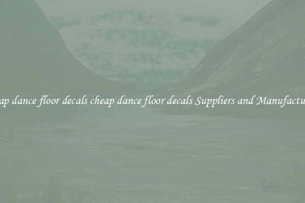 cheap dance floor decals cheap dance floor decals Suppliers and Manufacturers
